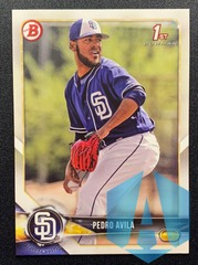 2018 1st Bowman Prospects #BP40 Pedro Avila Padres